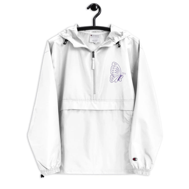 Custom Embroidered Butterfly Initial Jacket - ART-JKT283