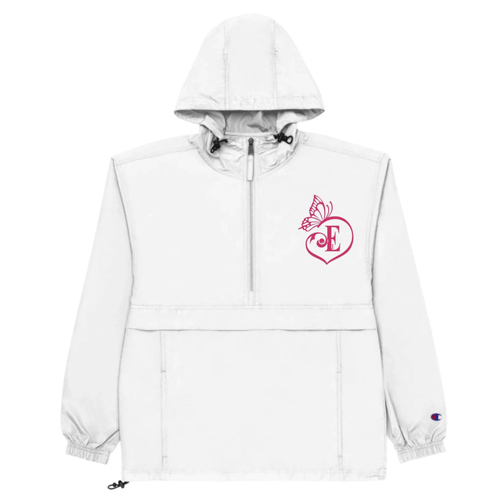 Custom Embroidered Butterfly Love Initial Jacket - ART-JKT264