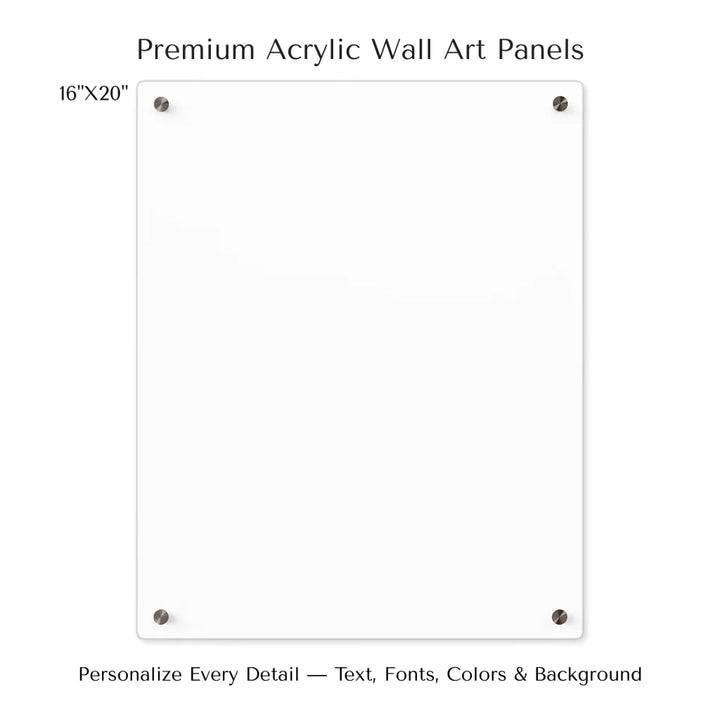 Custom Green Landscape Star Map Wall Art -6x20 acrylic panel print-ARTFULANE