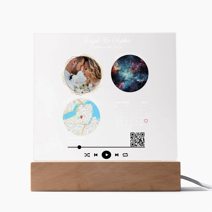 Acrylic Square LED 1