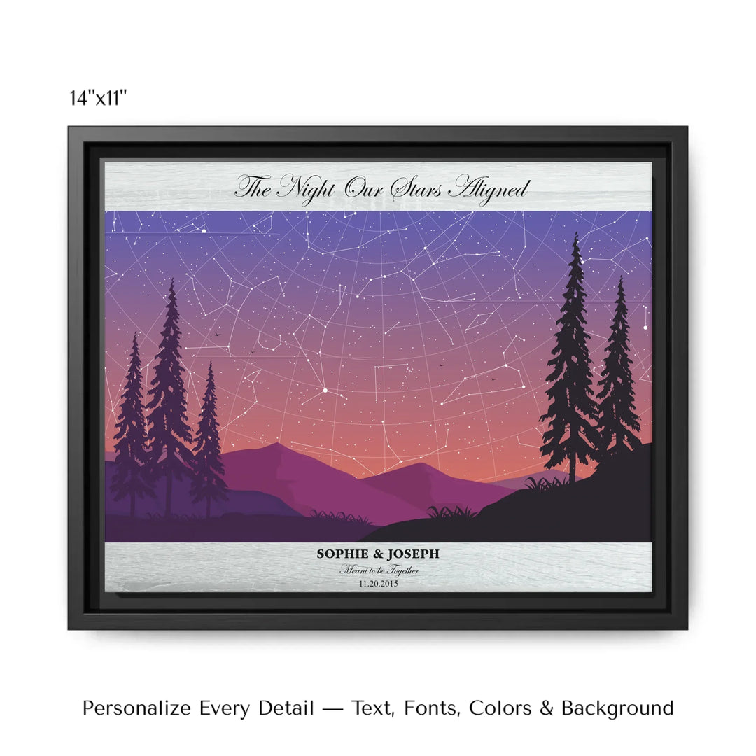 14x11 framed canvas