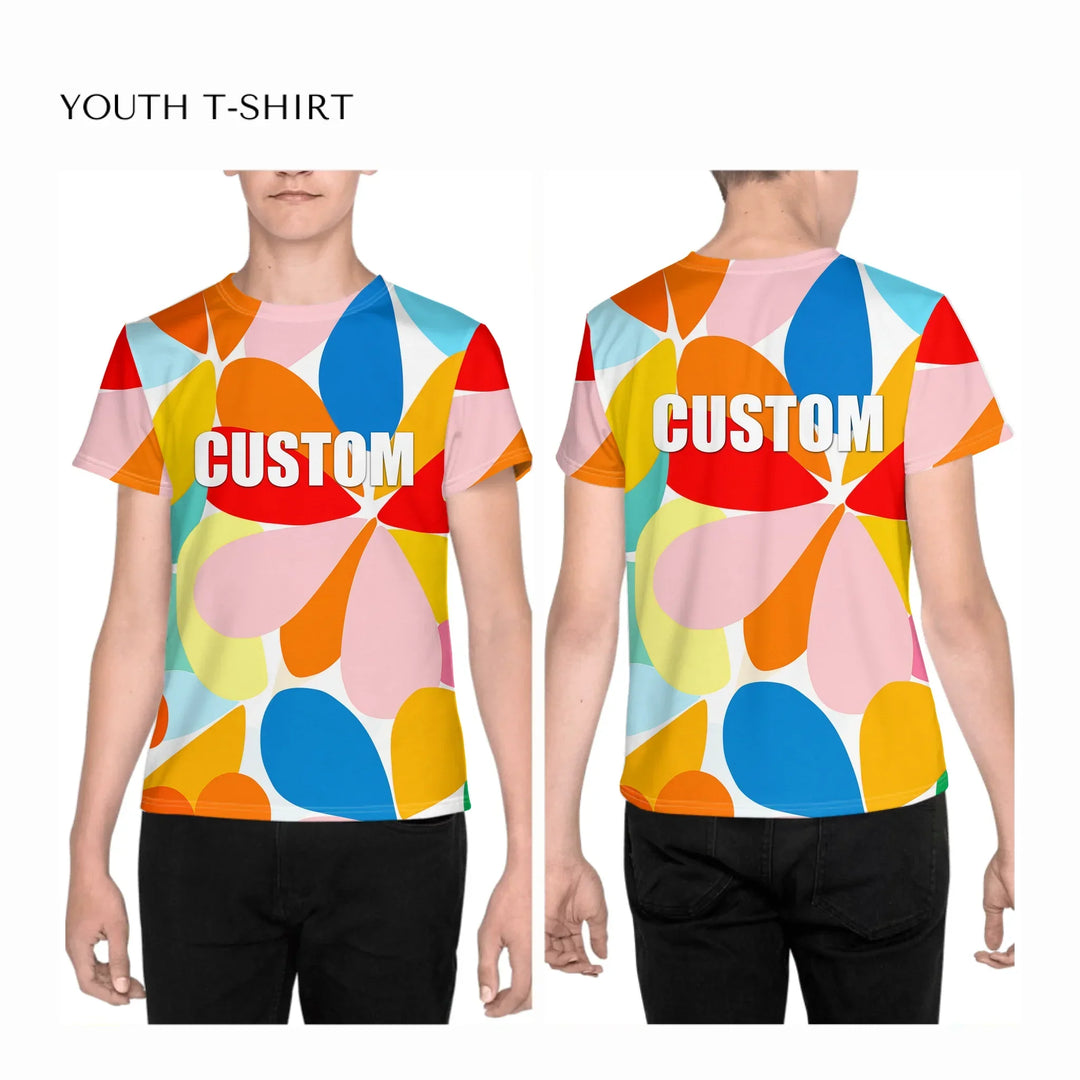 all-over-print-unisex-youth-crew-neck-t-shirt-on-boy-front-and-back-artfulane