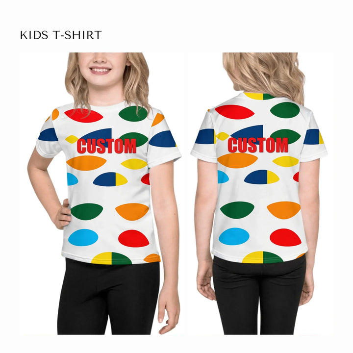 all-over-print-unisex-kids-crew-neck-t-shirt-on-model-front-and-back-artfulane