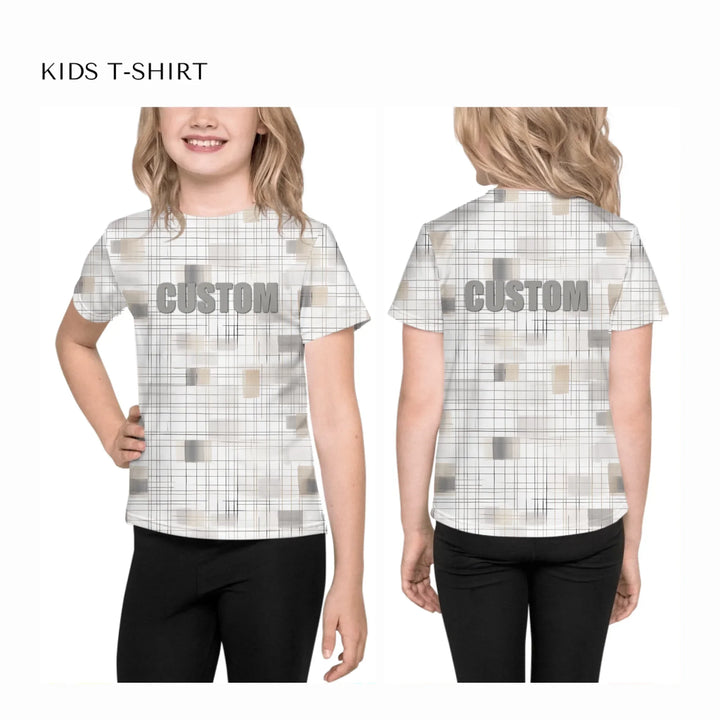 all-over-print-unisex-kids-crew-neck-t-shirt-on-model-front-and-back-artfulane
