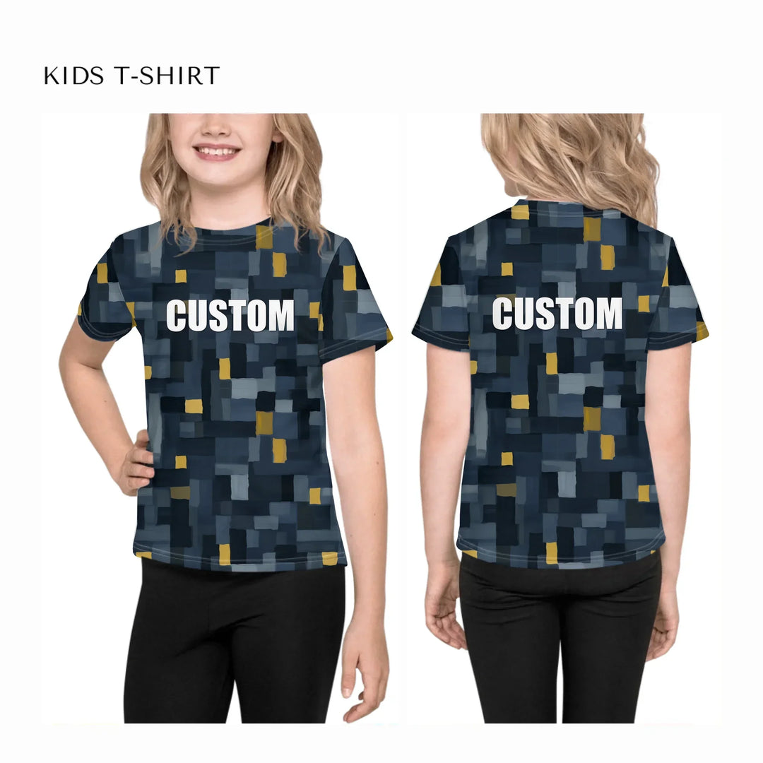 all-over-print-unisex-kids-crew-neck-t-shirt-on-model-front-and-back-artfulane
