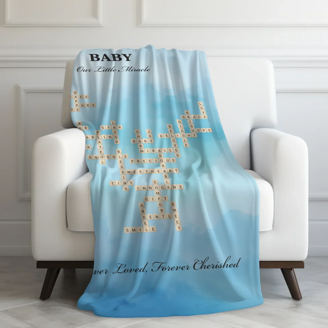 Velveteen Blanket On Couch