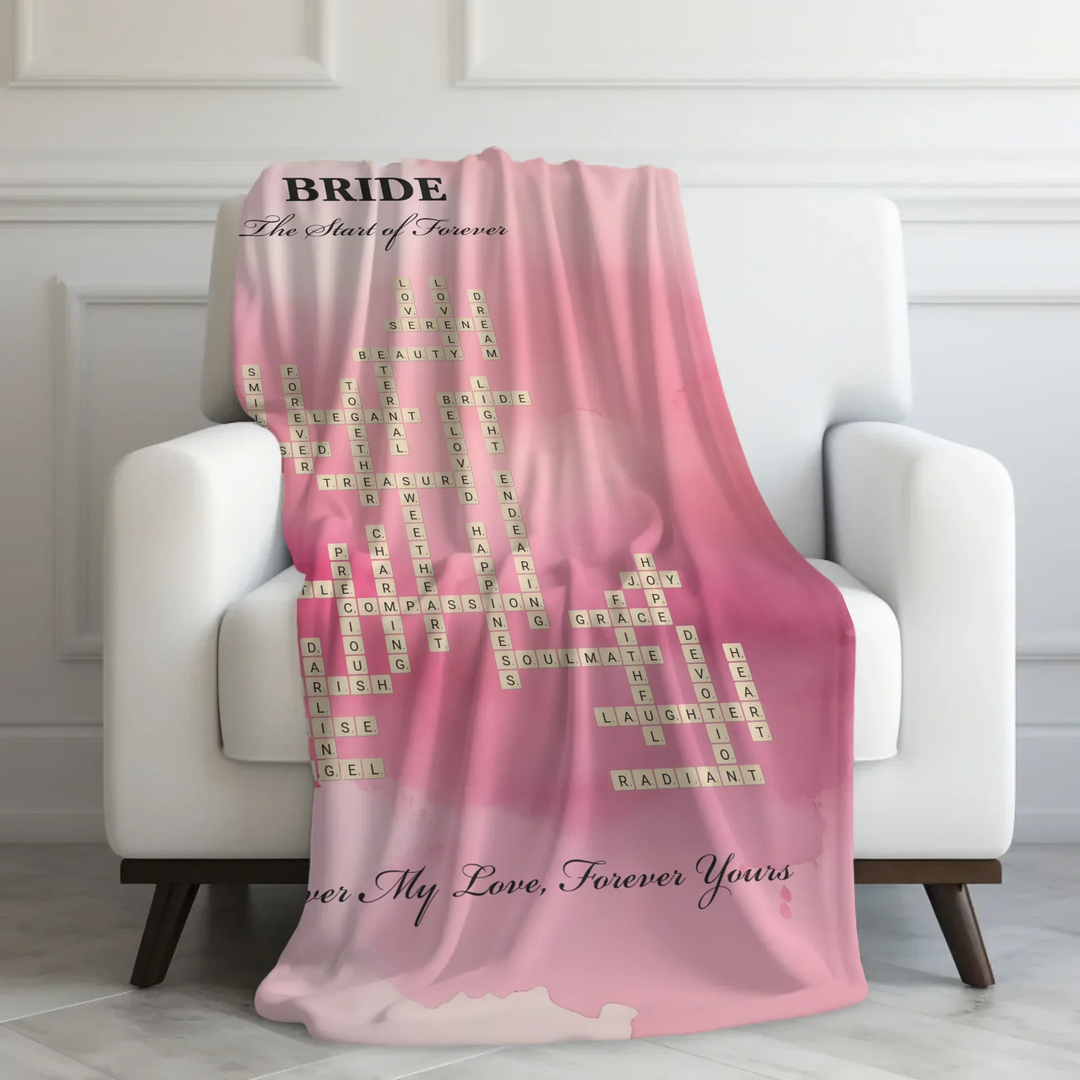 Velveteen Blanket On Couch