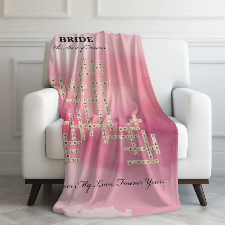 Velveteen Blanket On Couch