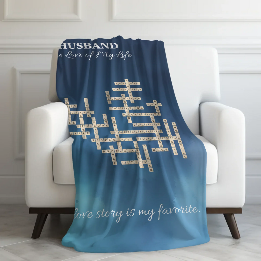 Velveteen Blanket On Couch