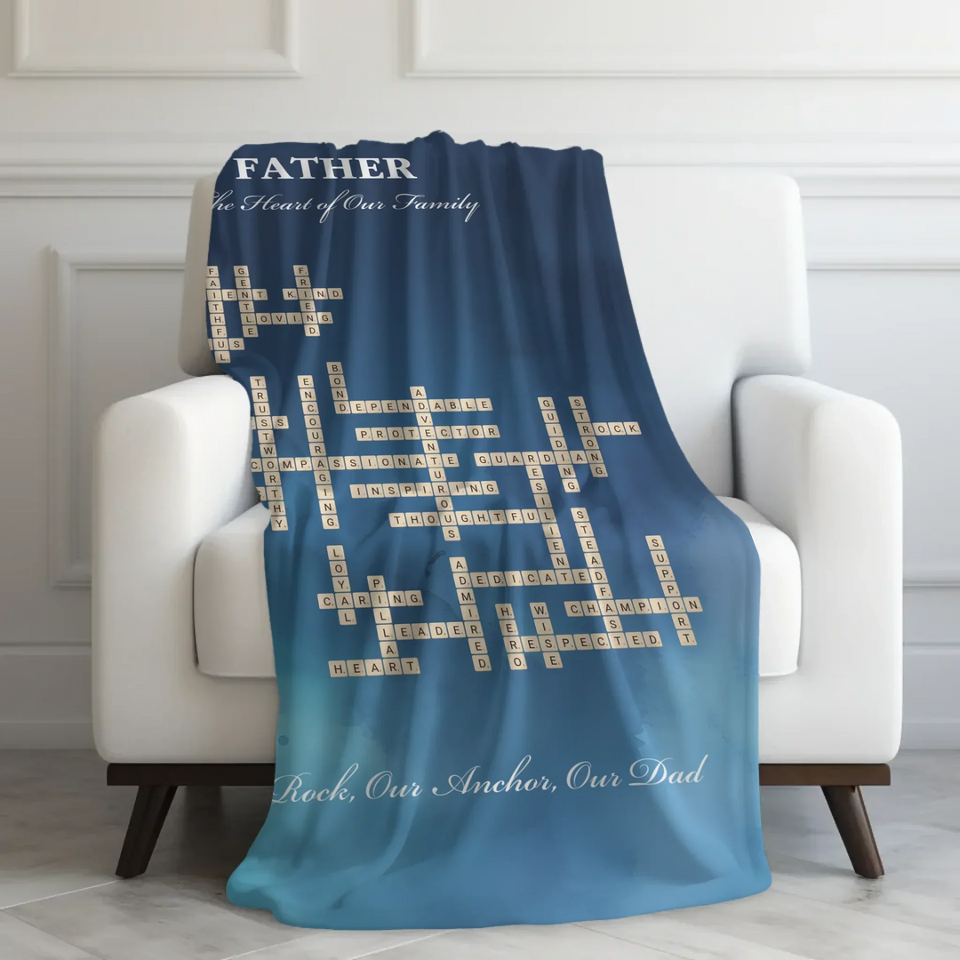 Velveteen Blanket On Couch