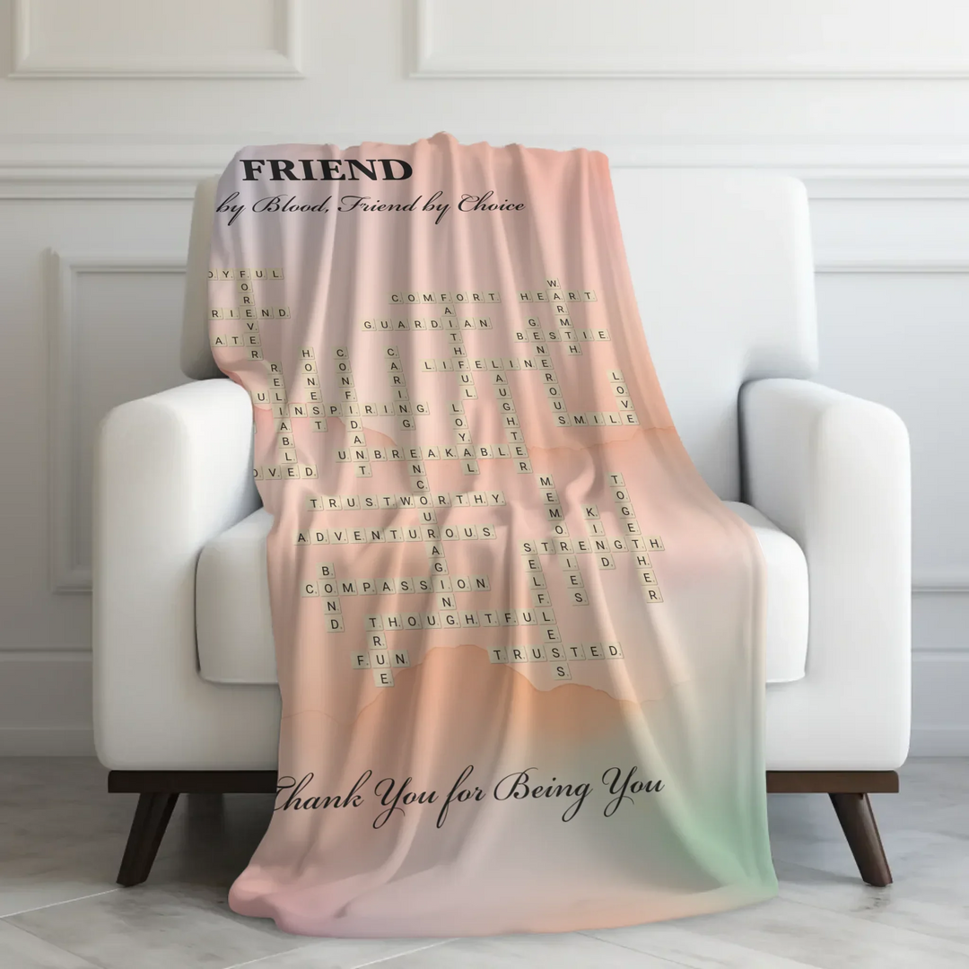 Velveteen Blanket On Couch