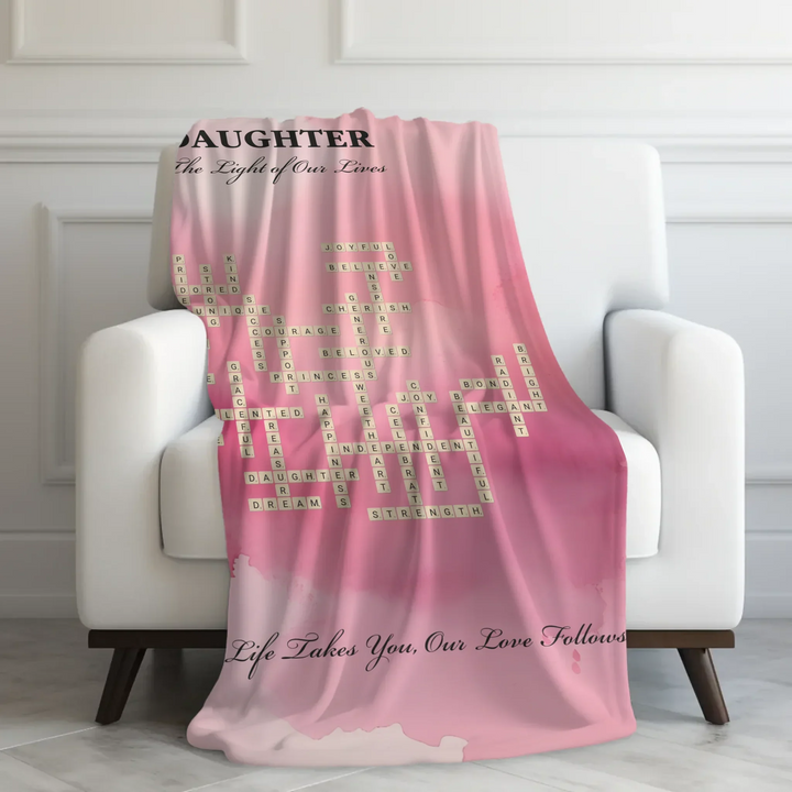 Velveteen Blanket On Couch