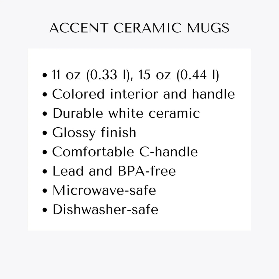 accent ceramic mugs features-ARTFULANE