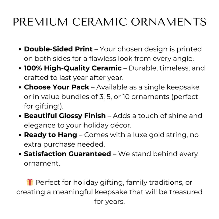 ceramic ornaments features-ARTFULANE