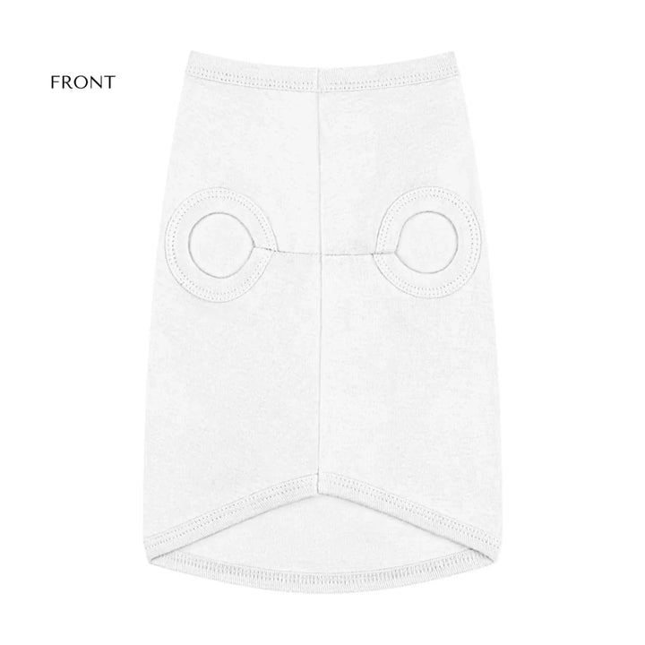 Personalized Monogram Name pet tank top with custom text. Available in different monogram styles in any color for dogs or cats-ARTFULANE