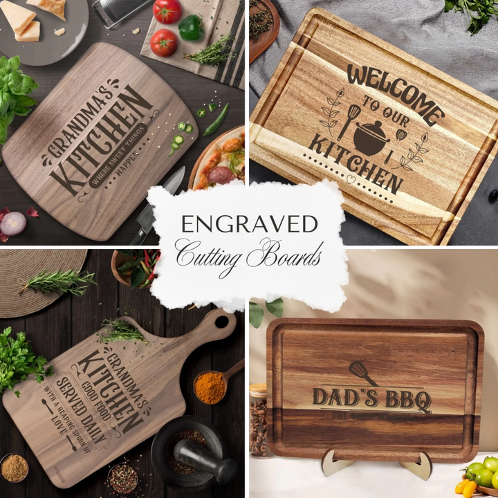 Engraved Wooden Cutting Boards - Kitchen Quotes - ARTFULANE