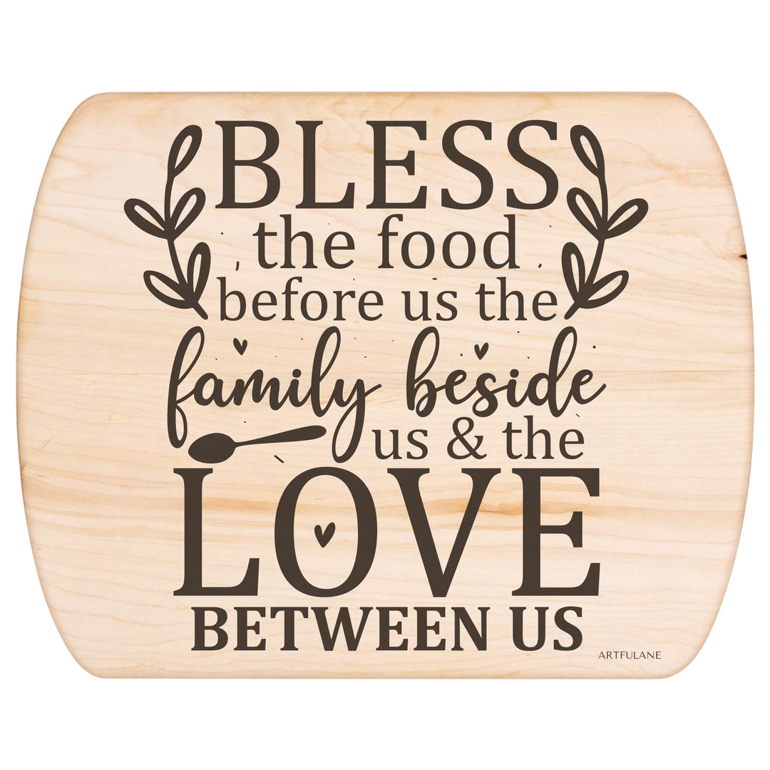 Maple Hardwood Oval Cutting Board - ARTFULANE