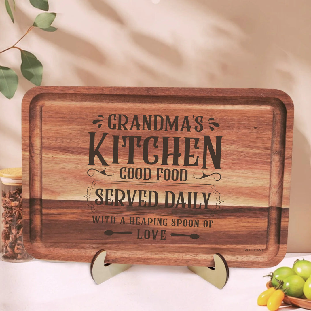 Engraved Wooden Cutting Board-ARTFULANE