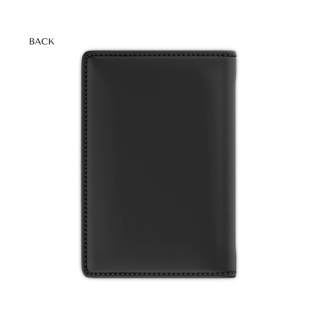 Passport Cover Back-Custom message, fonts, and colors-ARTFULANE