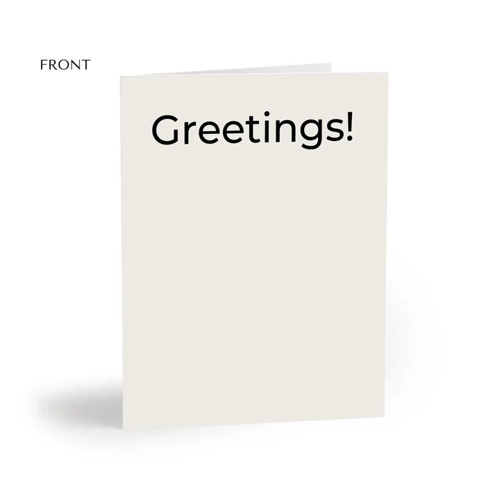 greeting card Front Vertical