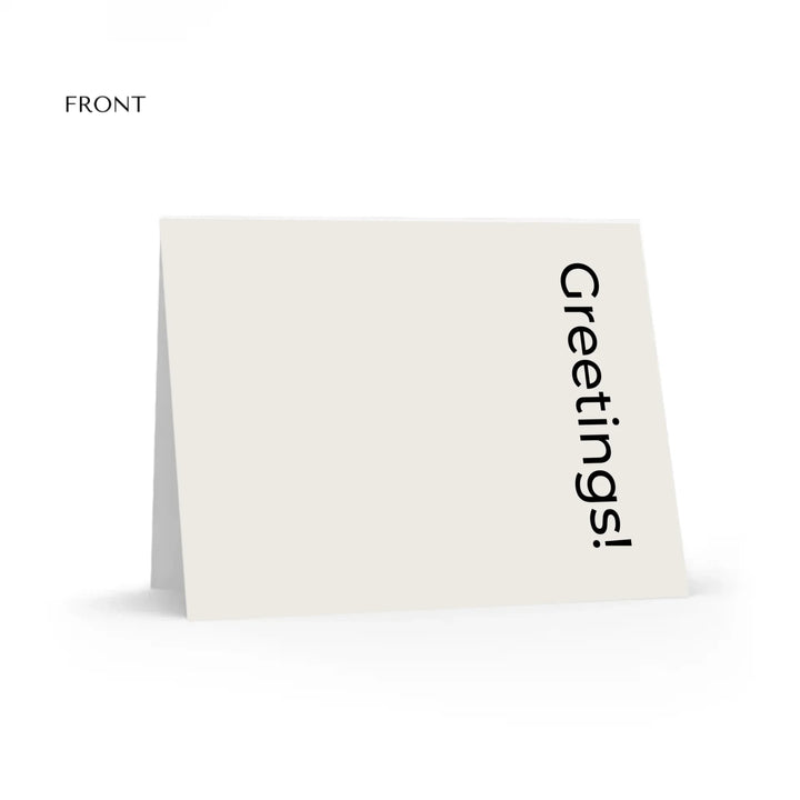 greeting card Front Horizontal