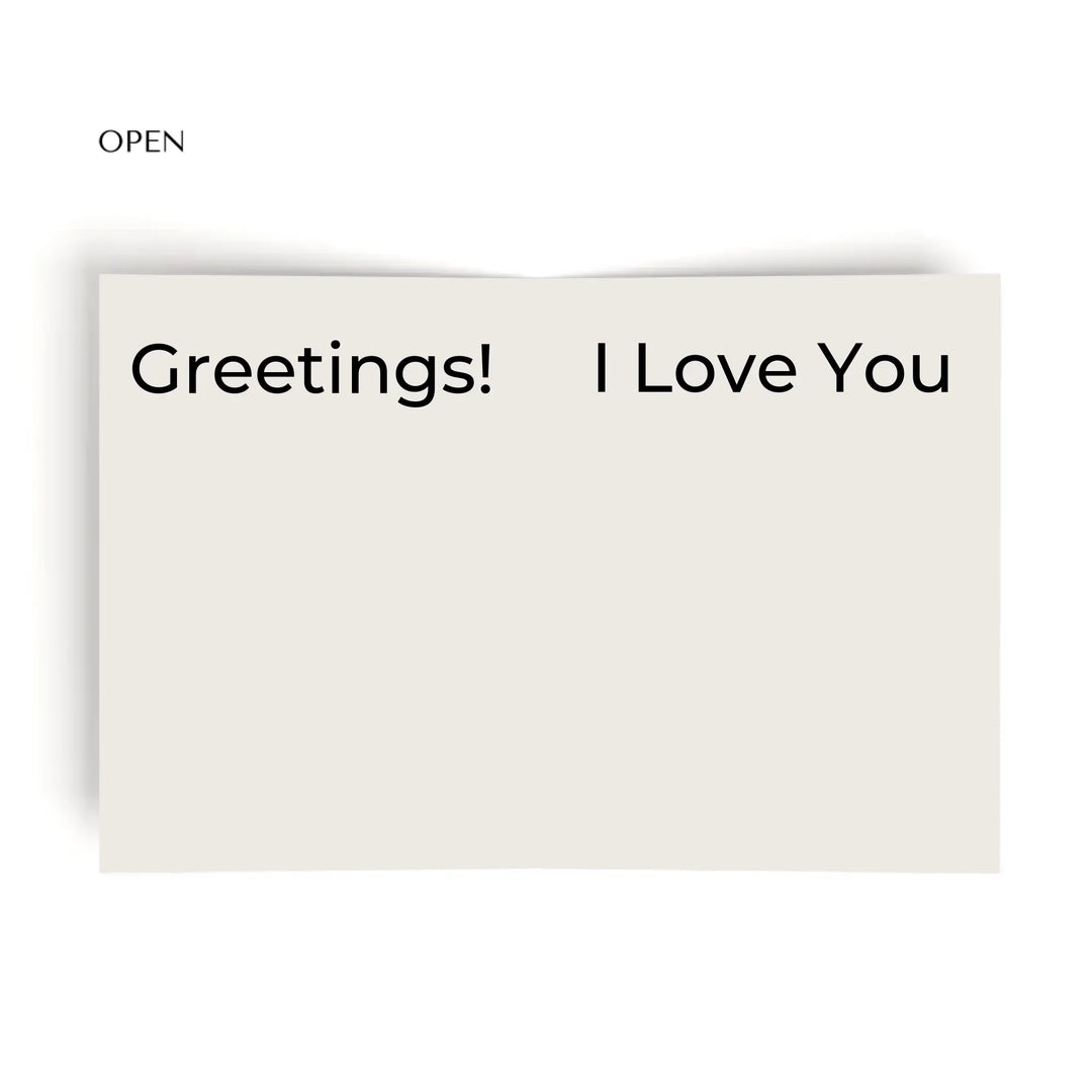 greeting card Inside Open