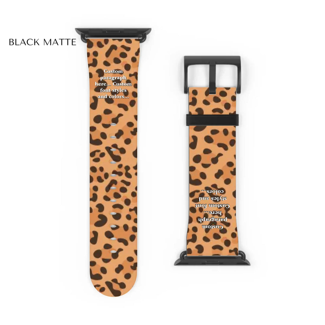 Watch Band Close-up Black