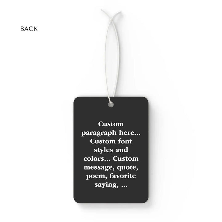 CAR AIR FRESHNER BACK