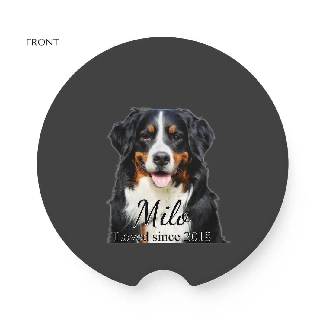 SOAPSTONE CAR COASTER Front