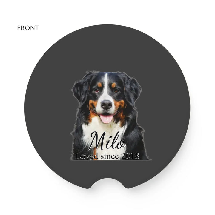 SOAPSTONE CAR COASTER Front