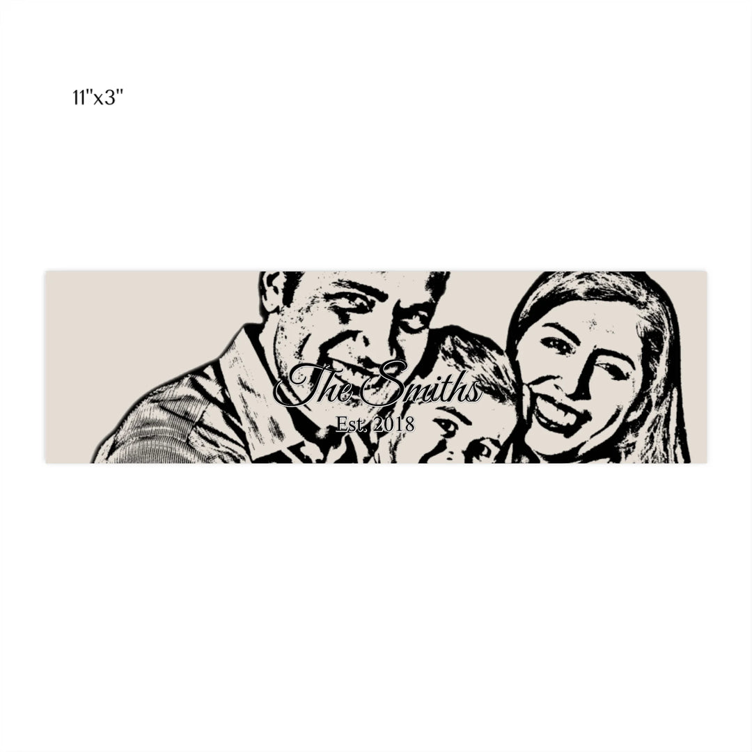 CAR BUMPER STICKER Front 11.5X3