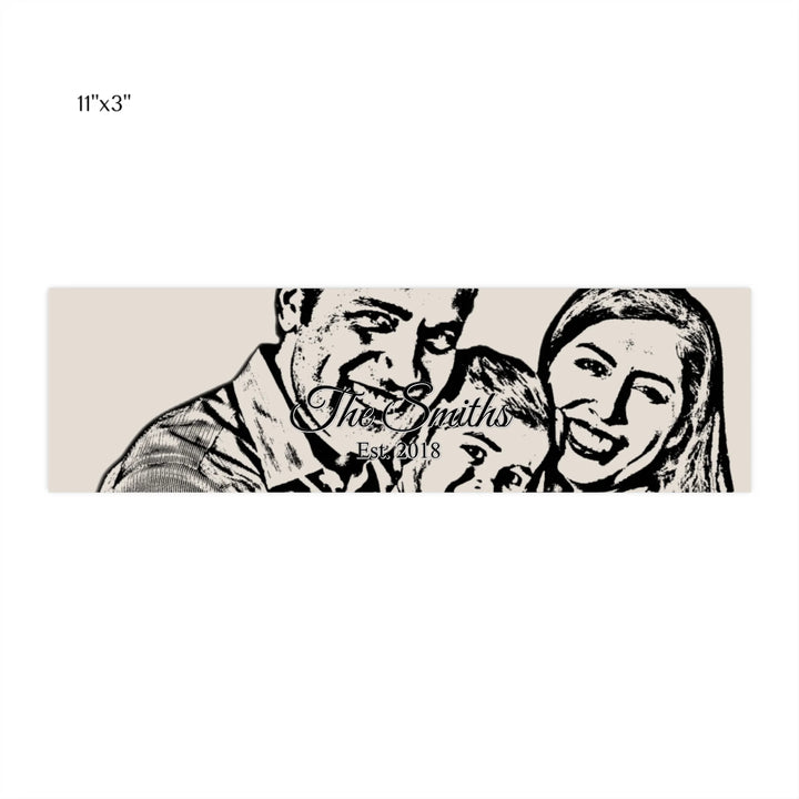 CAR BUMPER STICKER Front 11.5X3