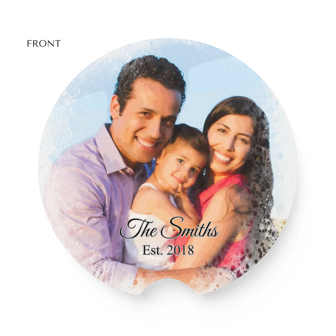 SOAPSTONE CAR COASTER Front