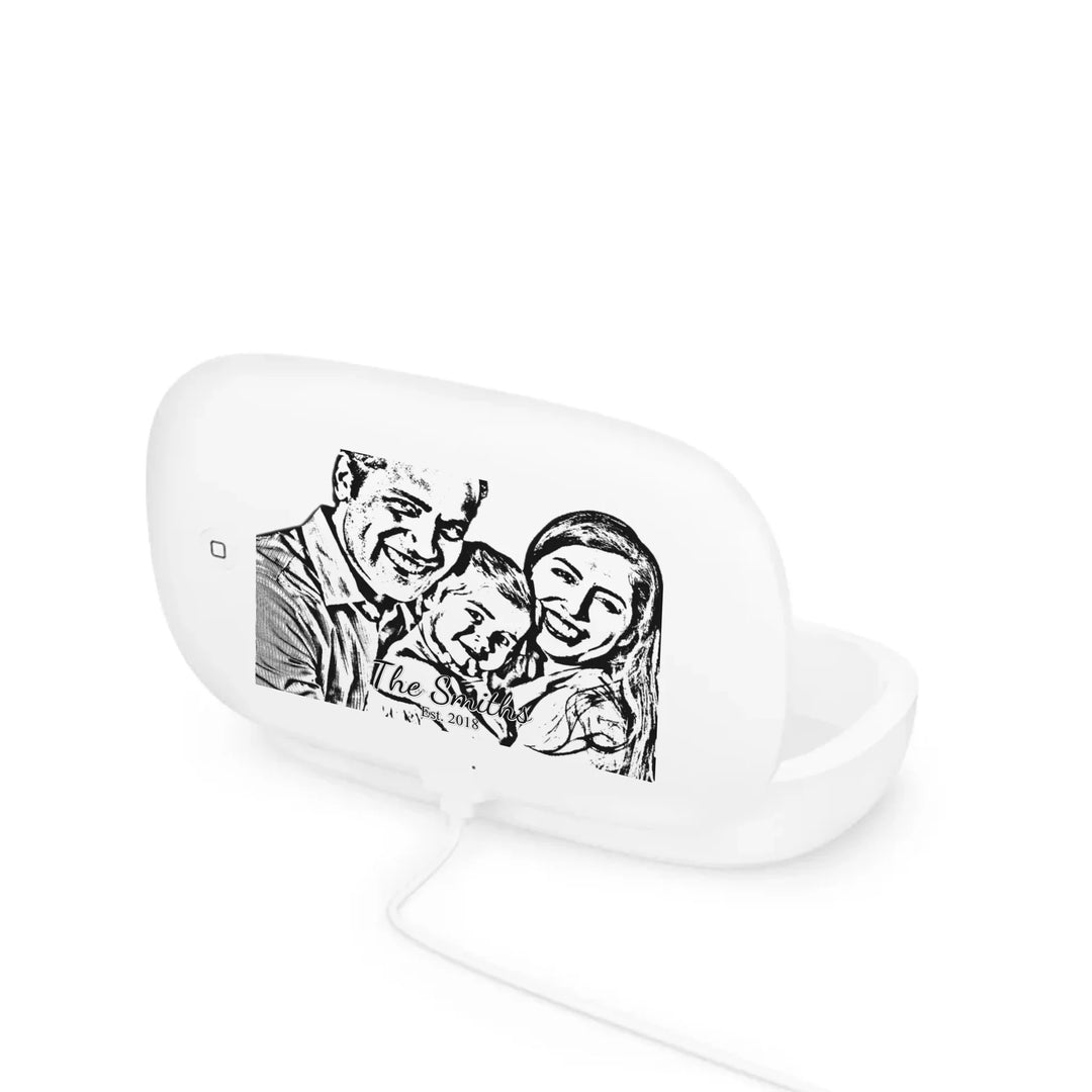 UV PHONE SANITIZER & WIRELESS CHARGING PAD OPEN 2
