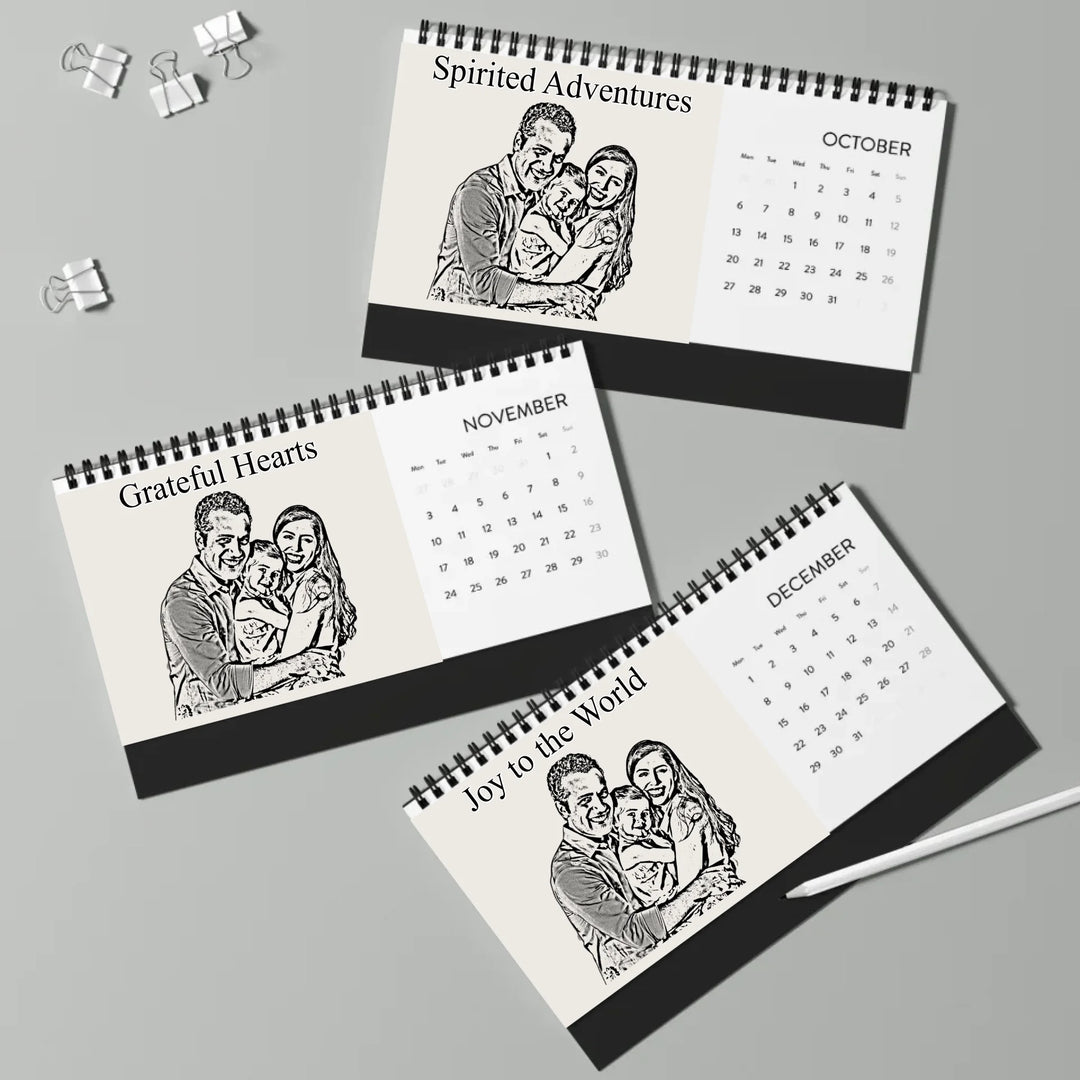 desktop calendar Q4