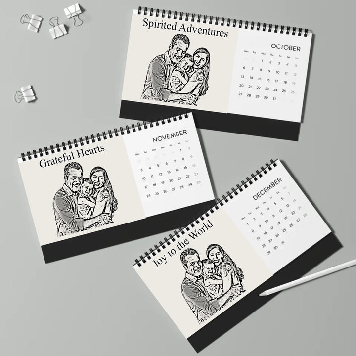 desktop calendar Q4