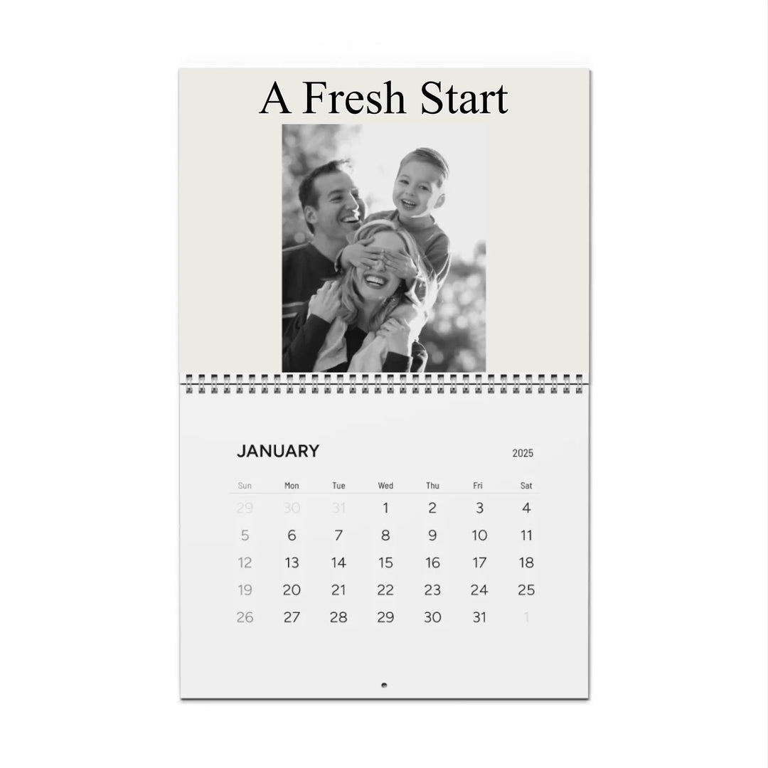 wall calendar front