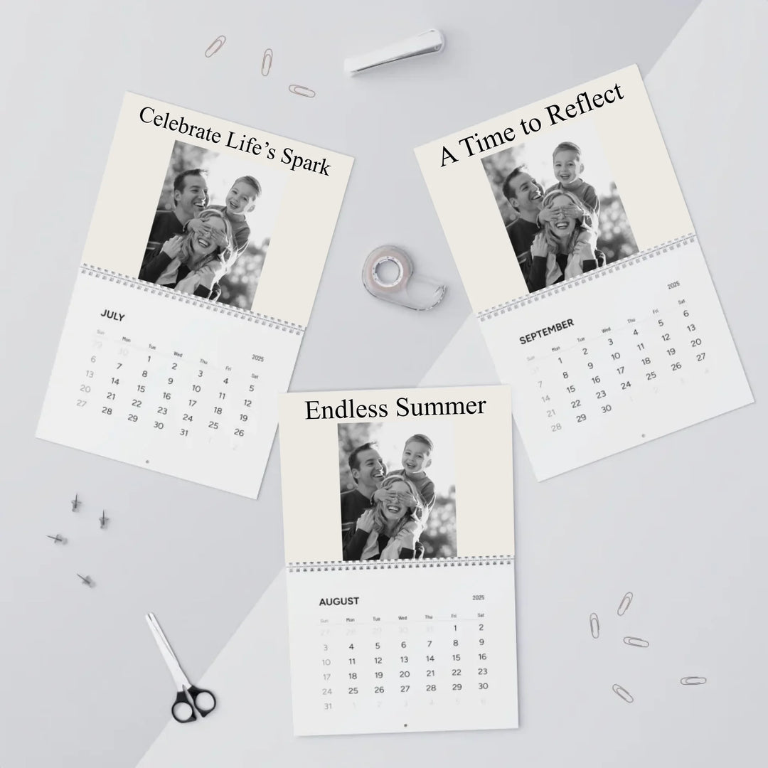 wall calendar Jul-sep