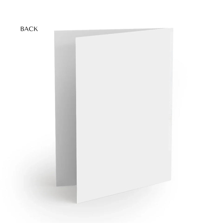 greeting card Back Vertical