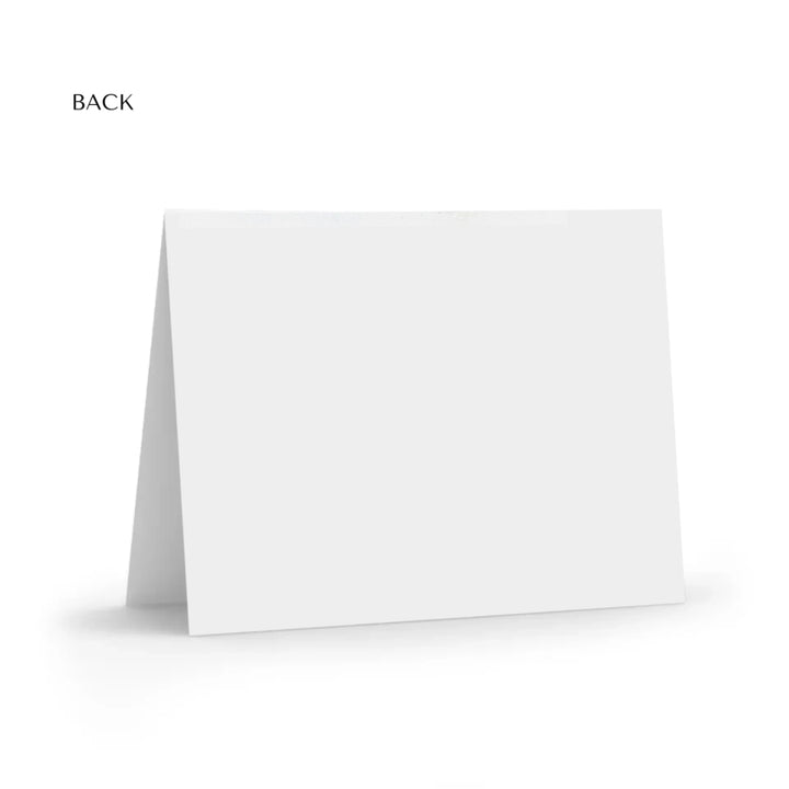 greeting card Back Horizontal