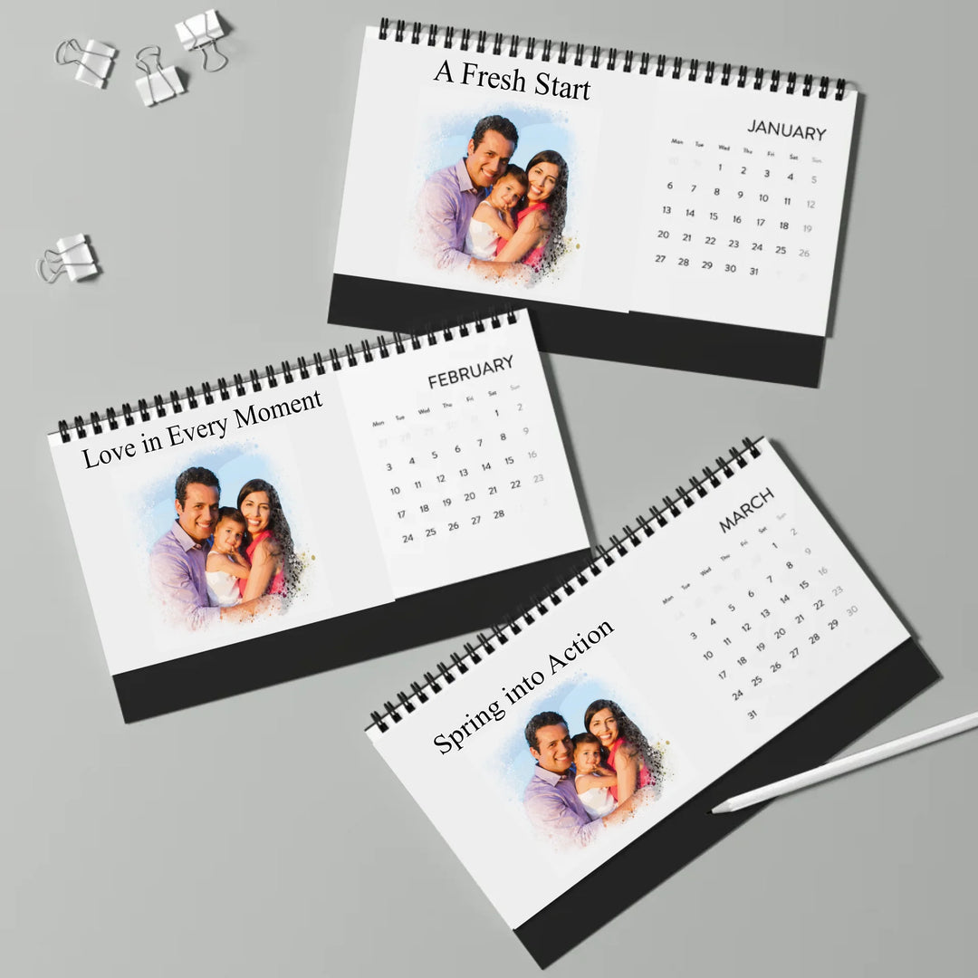 desktop calendar Q1