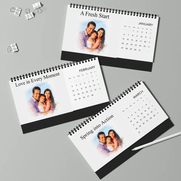 desktop calendar Q1