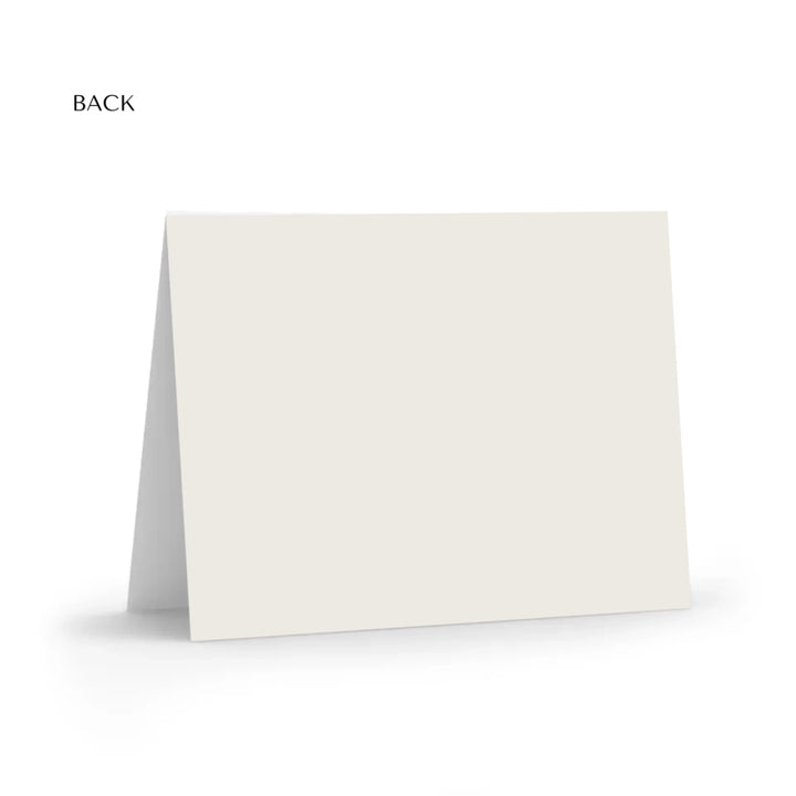greeting card Back Horizontal