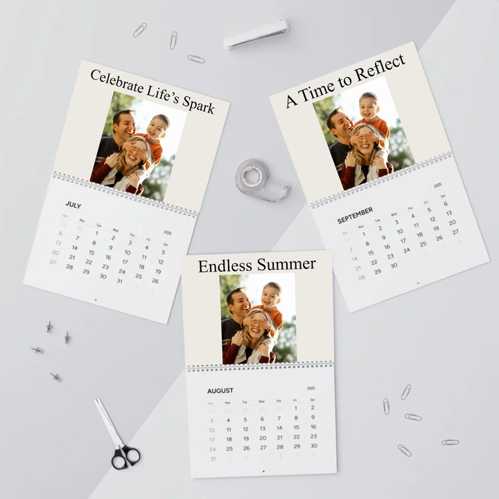 wall calendar Jul-sep