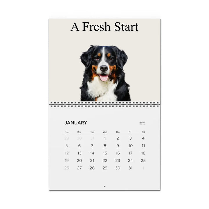 wall calendar front