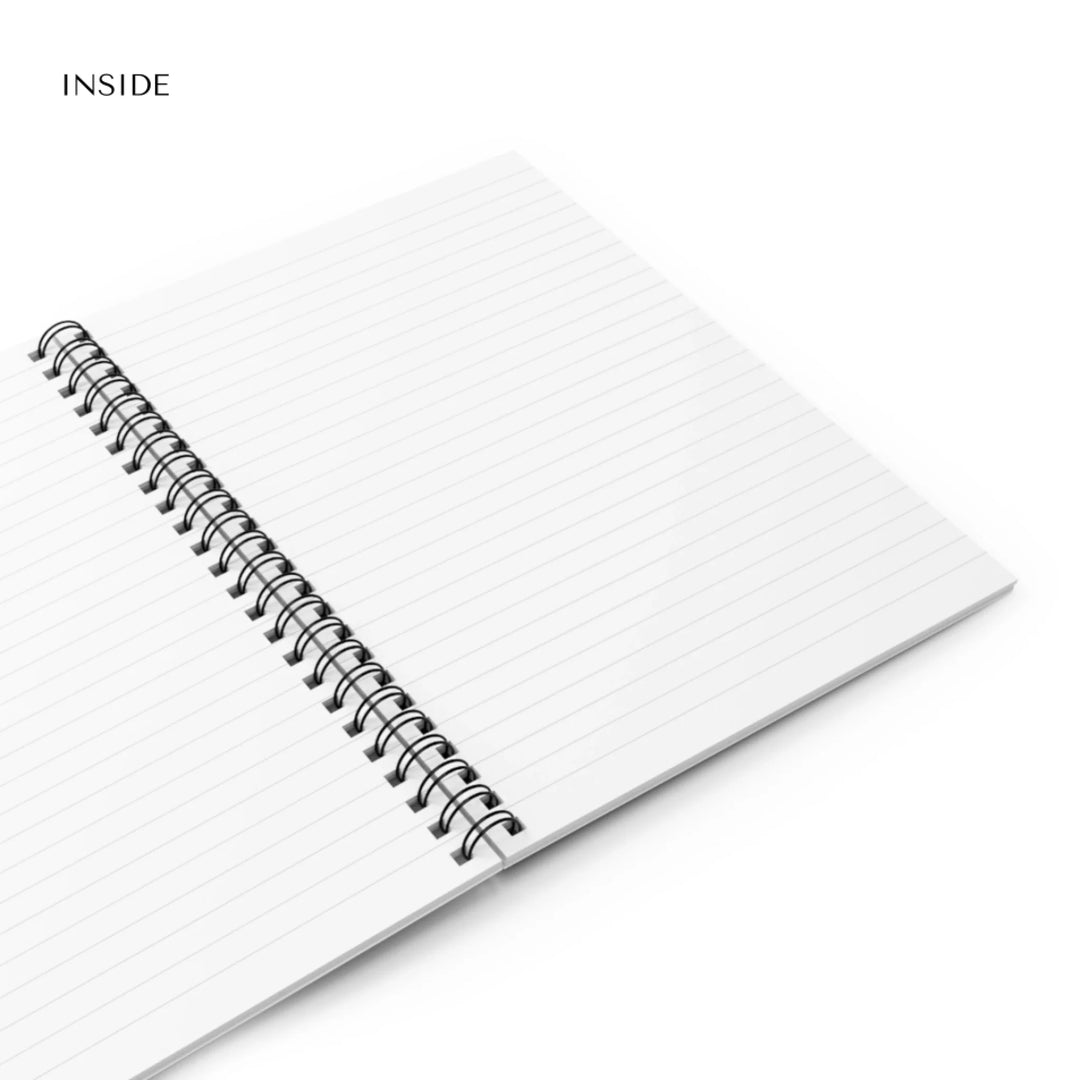 Custom Photo Stationery Accessories – Personalized Spiral Notebook with Family Portrait Sketch Design by ARTFULANE