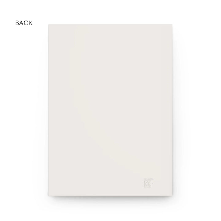 Back Custom Photo Stationery Accessories – Personalized Hardcover Journal with Family Portrait Sketch Design by ARTFULANE