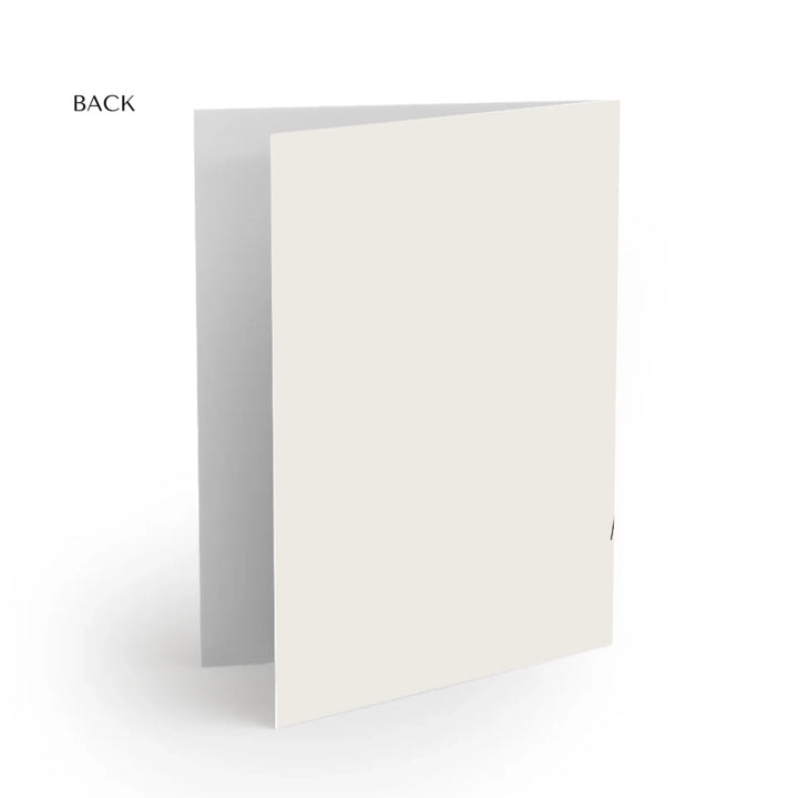 greeting card Back Vertical