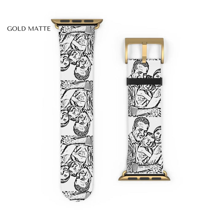 Watch Band Close-up Gold matte