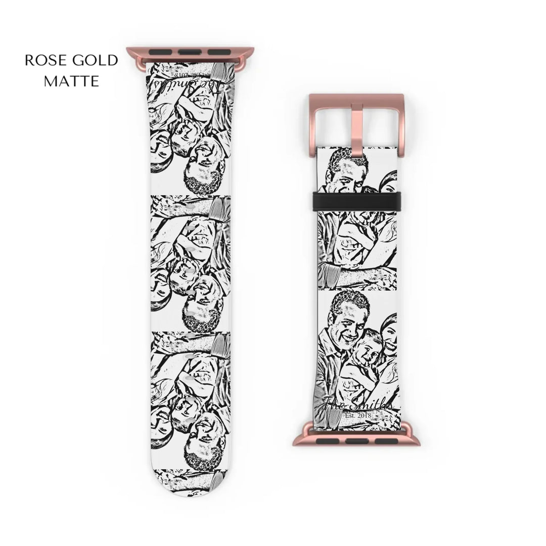 Watch Band Close-up Rose gold